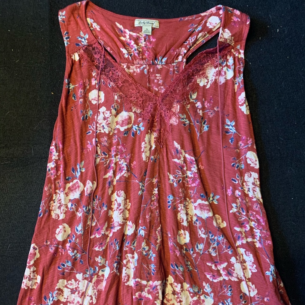 Lucky Brand Wildflower Tank Top